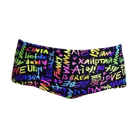 Ảnh của QUẦN BƠI ĐÙI FUNKY TRUNKS MEN'S SIDEWINDER TRUNKS LOVE FUNKY NAM