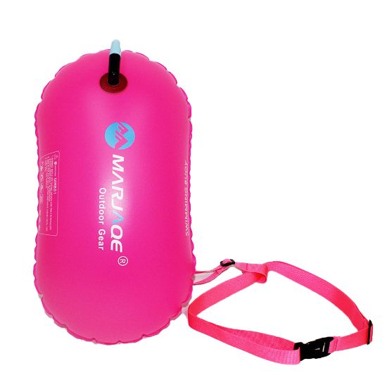 Ảnh của PHAO BƠI BIỂN ĐEO THẮT LƯNG MARJAQE SINGLE AIRBAG OPEN WATER SWIM BUOY MR801