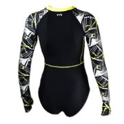 Ảnh của Áo tắm 1 mảnh khóa trước tay dài TYR Long Sleeve One Piece Zip Suit