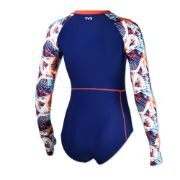 Ảnh của Áo tắm 1 mảnh khóa trước tay dài TYR Long Sleeve One Piece Zip Suit