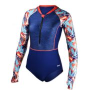 Ảnh của Áo tắm 1 mảnh khóa trước tay dài TYR Long Sleeve One Piece Zip Suit