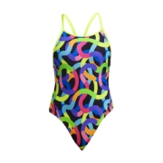 Ảnh của Áo Bơi 1 Mảnh Nữ FUNKITA Girl's Diamond Back One Piece Got Worms