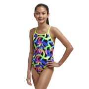 Ảnh của Áo Bơi 1 Mảnh Nữ FUNKITA Girl's Diamond Back One Piece Got Worms