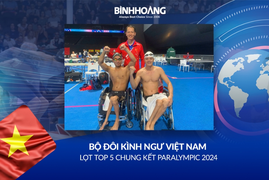 Bộ đôi kình ngư Việt Nam lọt top 5 chung kết Paralympic 2024