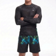 Ảnh của Áo Bơi Tay Dài Chống Nắng Nam TYR Nebula Men's Long Sleeve Rashguard