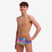 Ảnh của Quần Bơi Đùi Nam FUNKY TRUNKS Boy's Sidewinder Trunks Pixel Paradise
